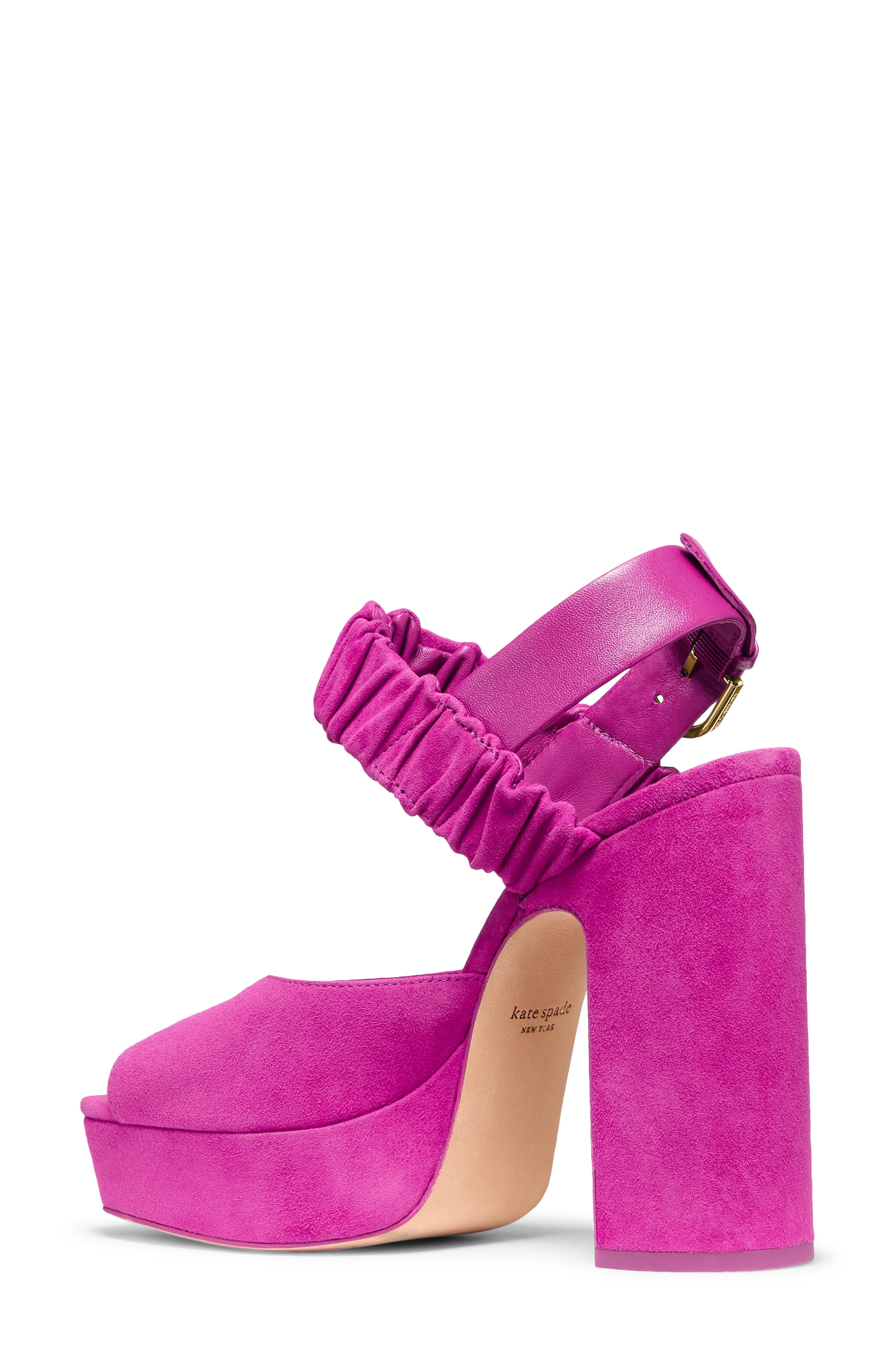 sylvie platform sandal, Alternate, color, BEET