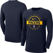 Nike Men's Nike  Navy Indiana Pacers Authentic Long Sleeve Practice T-Shirt