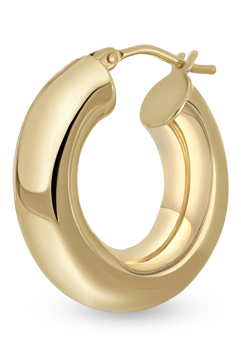 14K Gold Chunky Hoop Earrings (Online Trunk Show), Alternate, color, 14KY