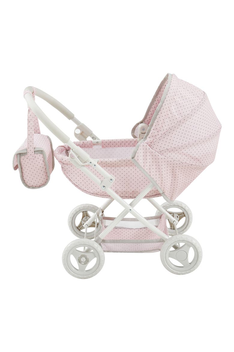 Olivia's Little World Polka Dot Princess Convertible Baby Doll Stroller, Alternate, color, MULTI COLOR