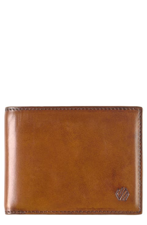 Hudson RFID Leather Bifold Wallet
