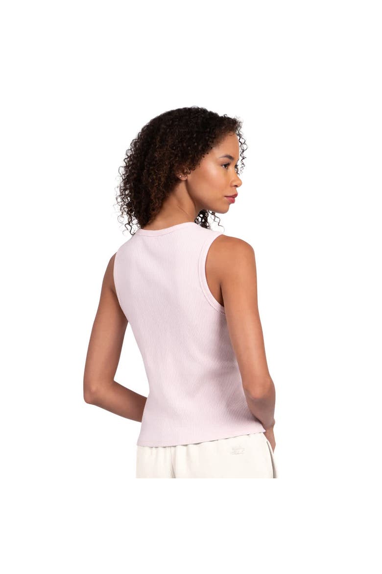 Women's Starter Light Pink Cincinnati Reds Pastels Ribbed Tank Top, Alternate, color, Light Pink