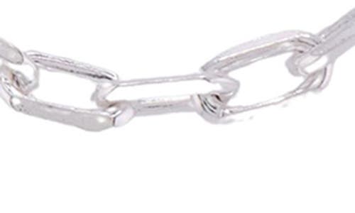 American Exchange Cable Chain Bracelet In Silver