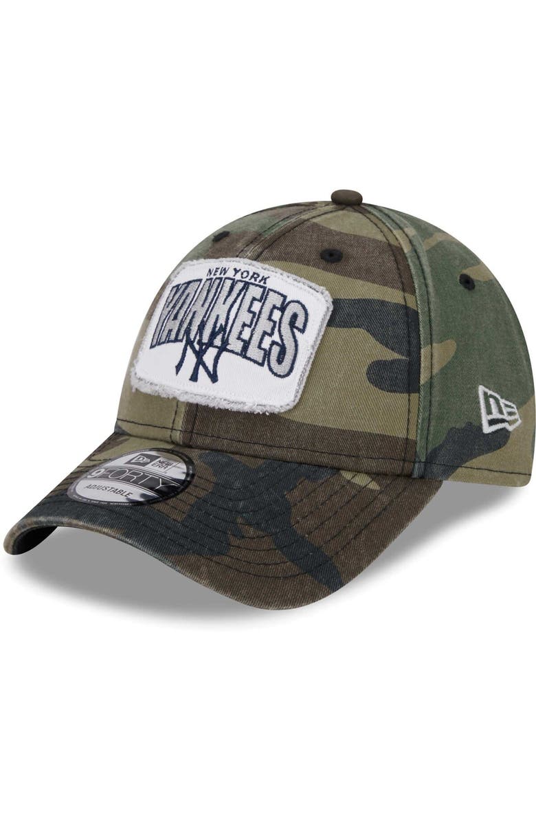 New Era Men's New Era Camo New York Yankees Gameday 9FORTY Adjustable Hat, Main, color, Camo