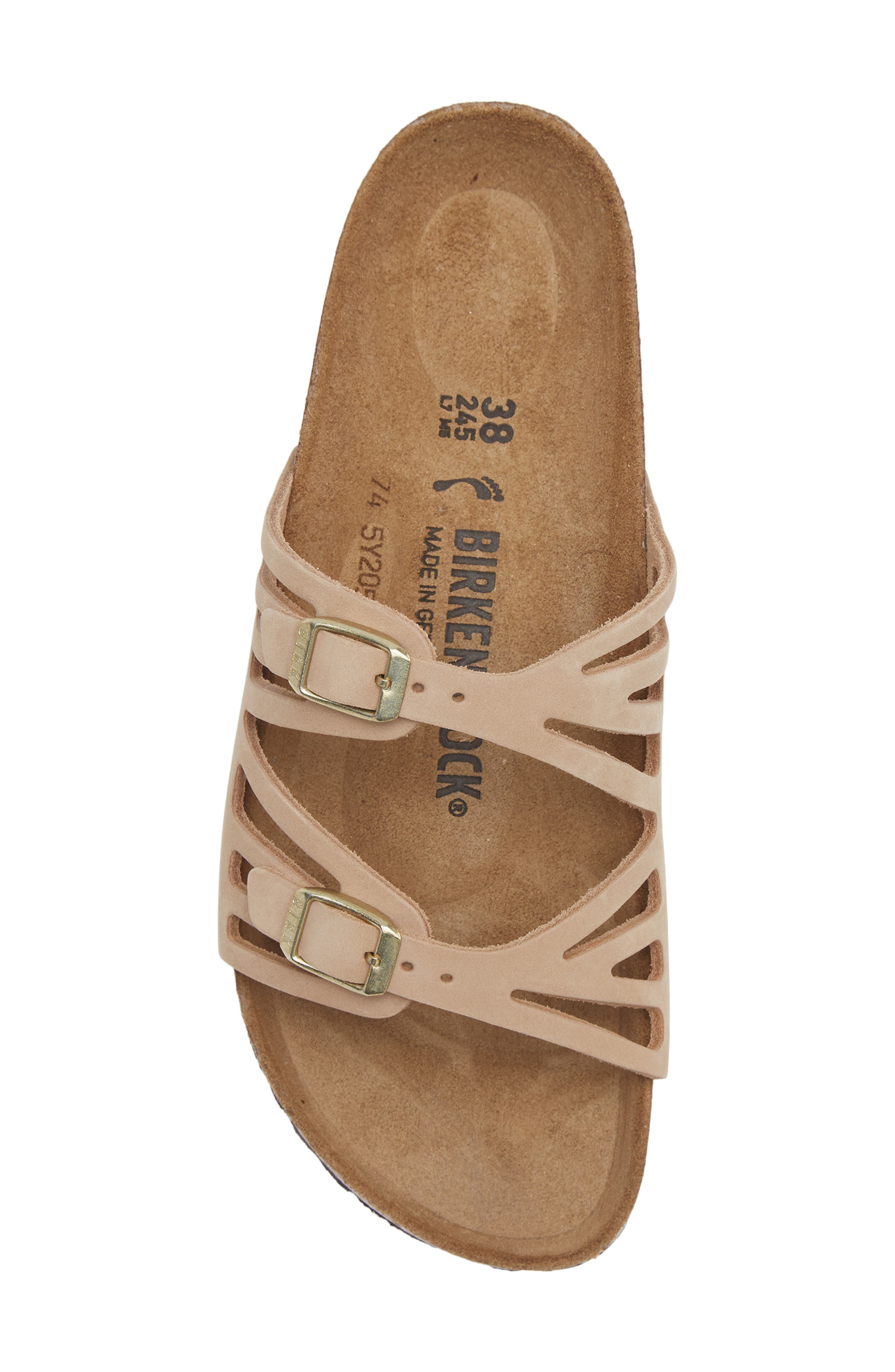 Birkenstock Granada Sandal, Alternate, color, Sandcastle Nubuck
