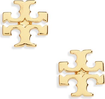 Tory Burch Logo outlets Stud Earrings