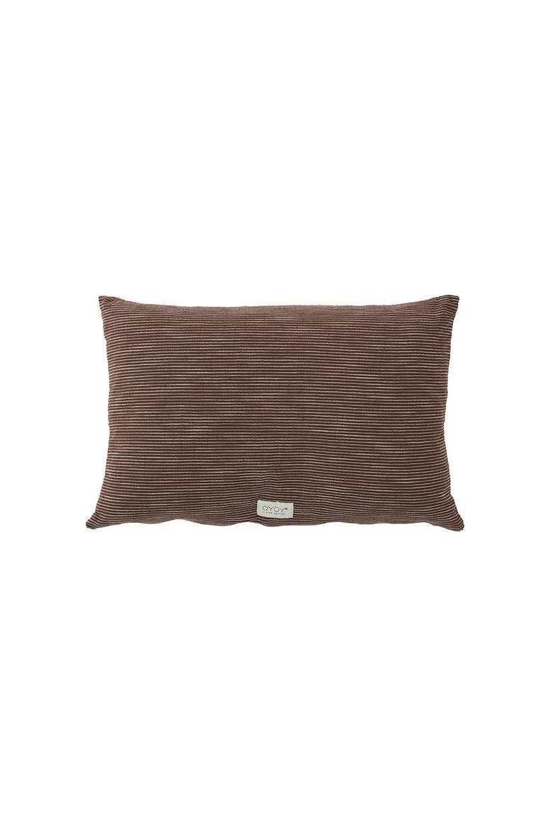 Kyoto Lumbar Cushion - Cover Only, Main, color, Brown