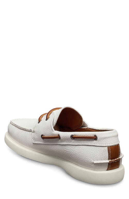 Allen Edmonds Panama Boat Shoe In White