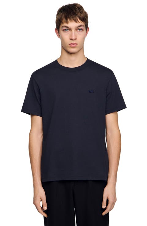 T-shirt with double S patch