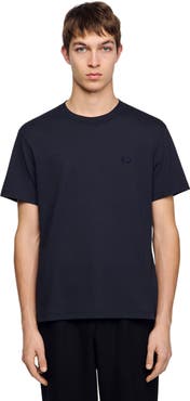 SANDRO T-shirt with double S patch