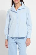 Lysse Tulsi Funnel Neck Button-Up Shirt