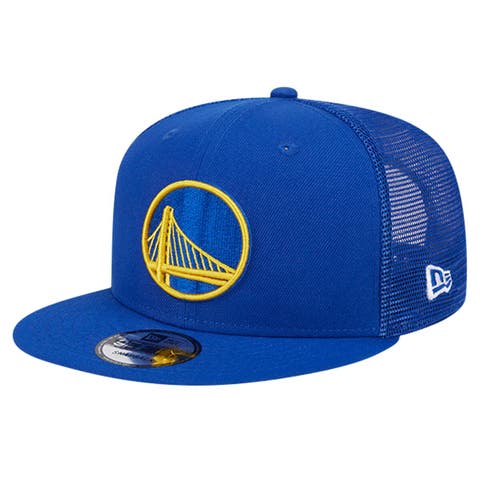 Men's New Era Royal Golden State Warriors Evergreen Meshback 9FIFTY Snapback Hat