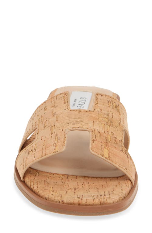 Steven New York Harlien Slide Sandal In Cork