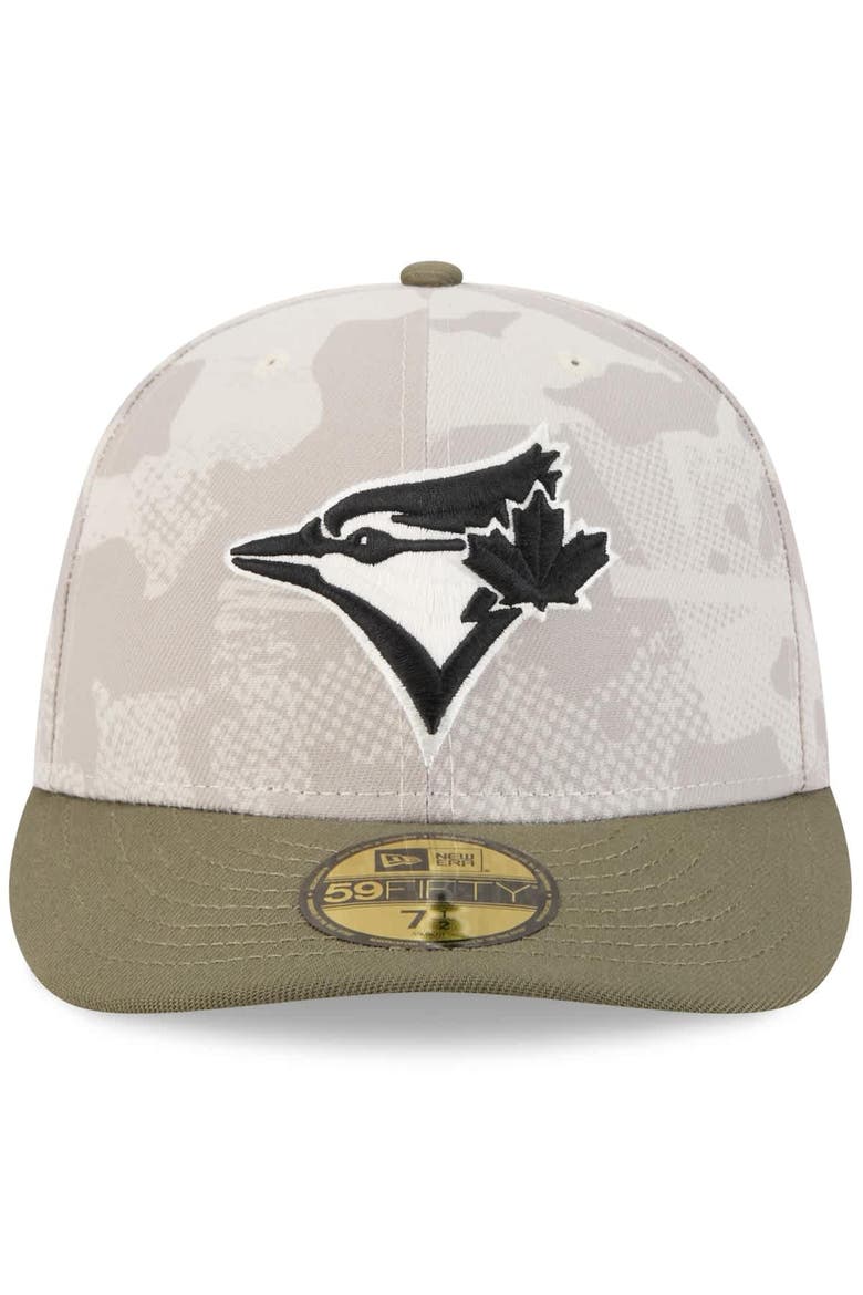 Men's New Era Light Beige/Olive Toronto Blue Jays 2025 Armed Forces Day 59FIFTY Fitted Hat, Alternate, color, Light Beige
