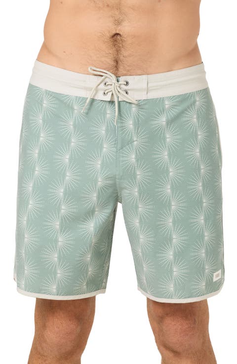 Cruzer Stripe Scallop Board Shorts