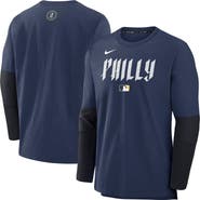 Nike Men's Nike Navy Philadelphia Phillies 2025 City Connect Authentic Collection Player Dri-FIT Lightweight Pullover