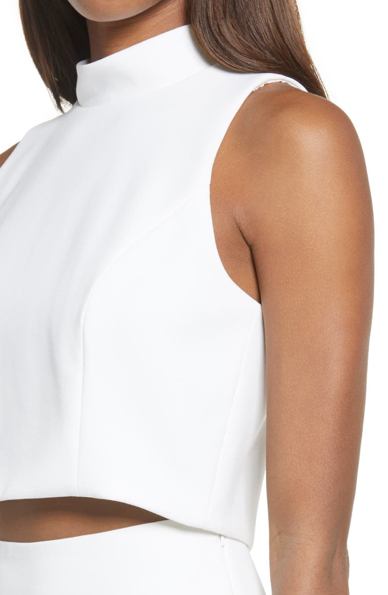 Black Halo Juma Two Piece Sleeveless Sheath Dress, Alternate, color, Porcelain