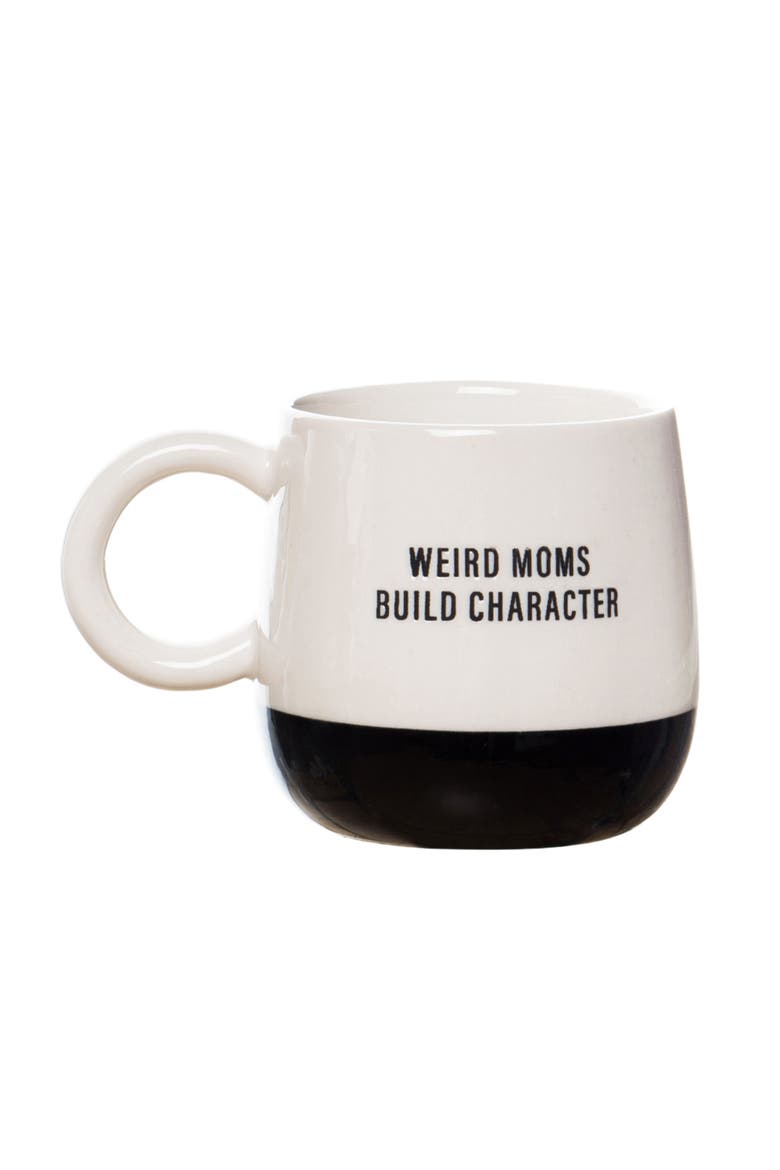 Weird Moms Mug Ceramic White 13 oz, Main, color, White