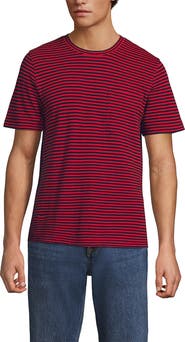 Lands' End Short Sleeve Cotton Linen Tee