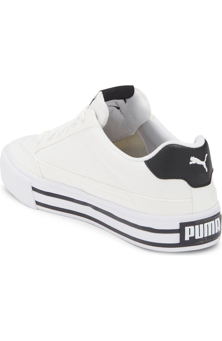 PUMA Court Classic Vulcanized Sneaker, Alternate, color, Puma White/ Puma Black