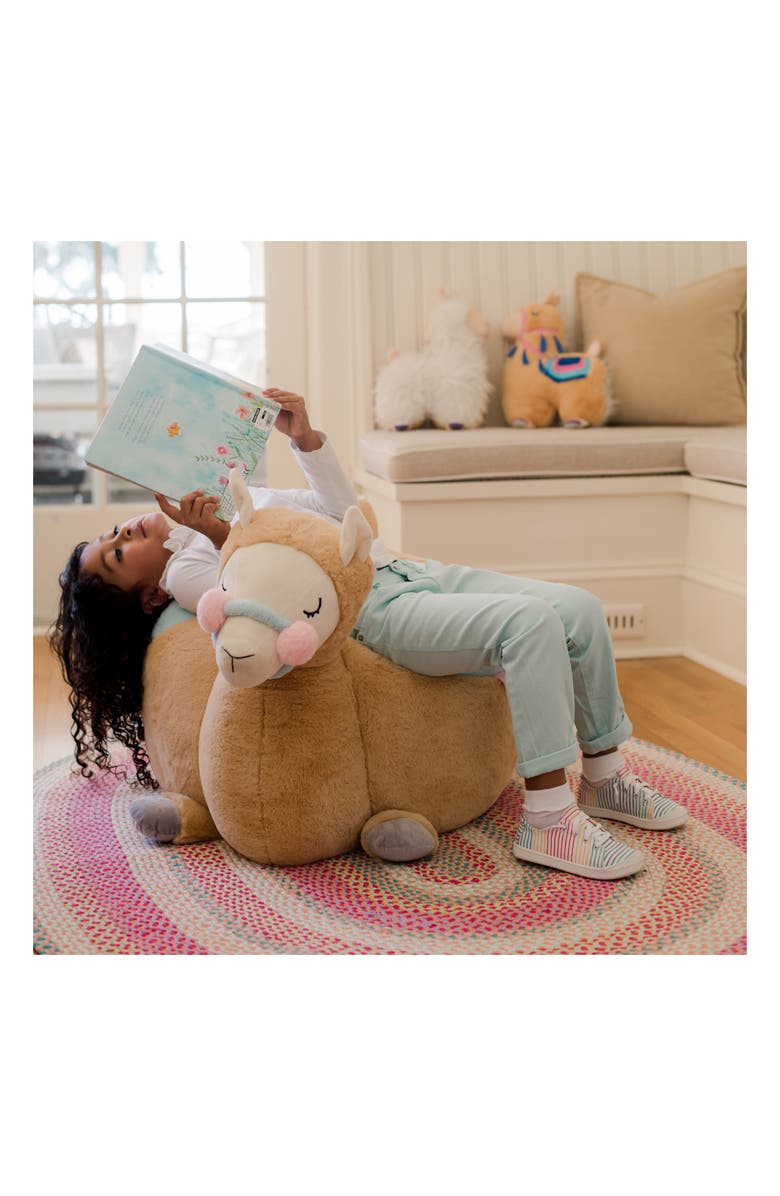 Soft Landing Llama Bestie Bean Bag Seat, Alternate, color, 