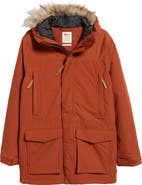 Fjällräven Nuuk Lite Waterproof Parka With Faux Fur Trim