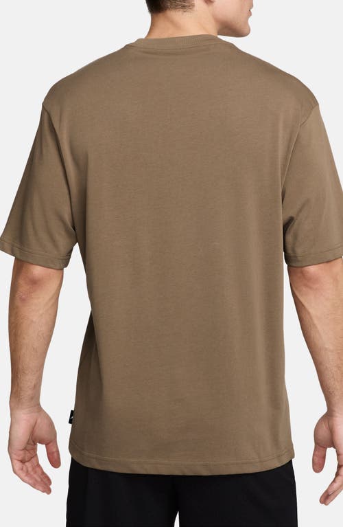 Shop Jordan Air 85 Embroidered T-shirt In Archaeo Brown