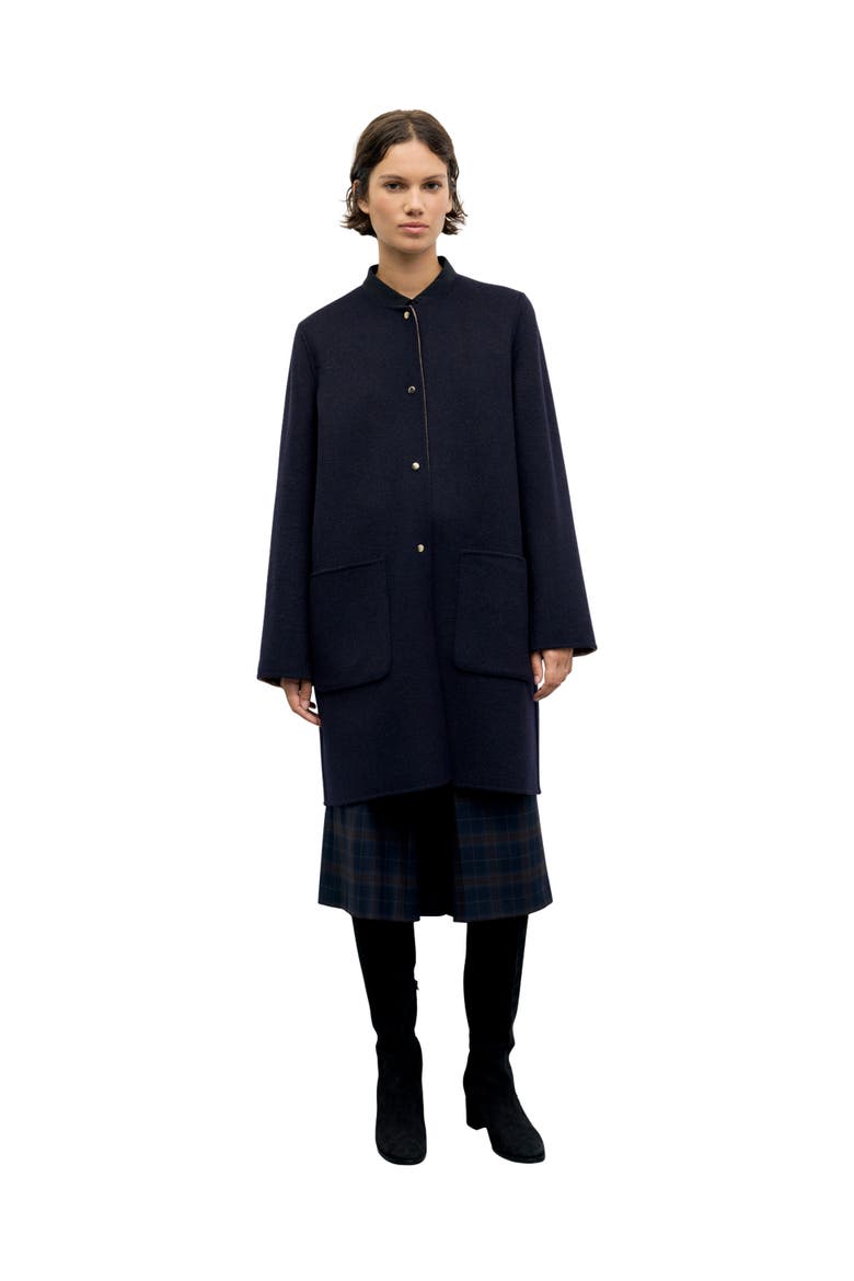 Anai Reversible Wool Coat, Alternate, color, Navy Blue