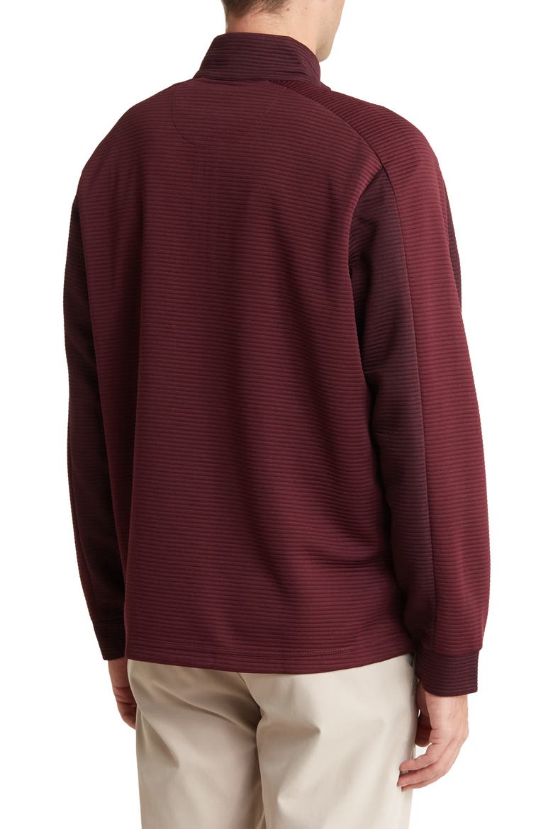 Ottoman Half Zip Pullover, Alternate, color, BLACK FIG HEATHER