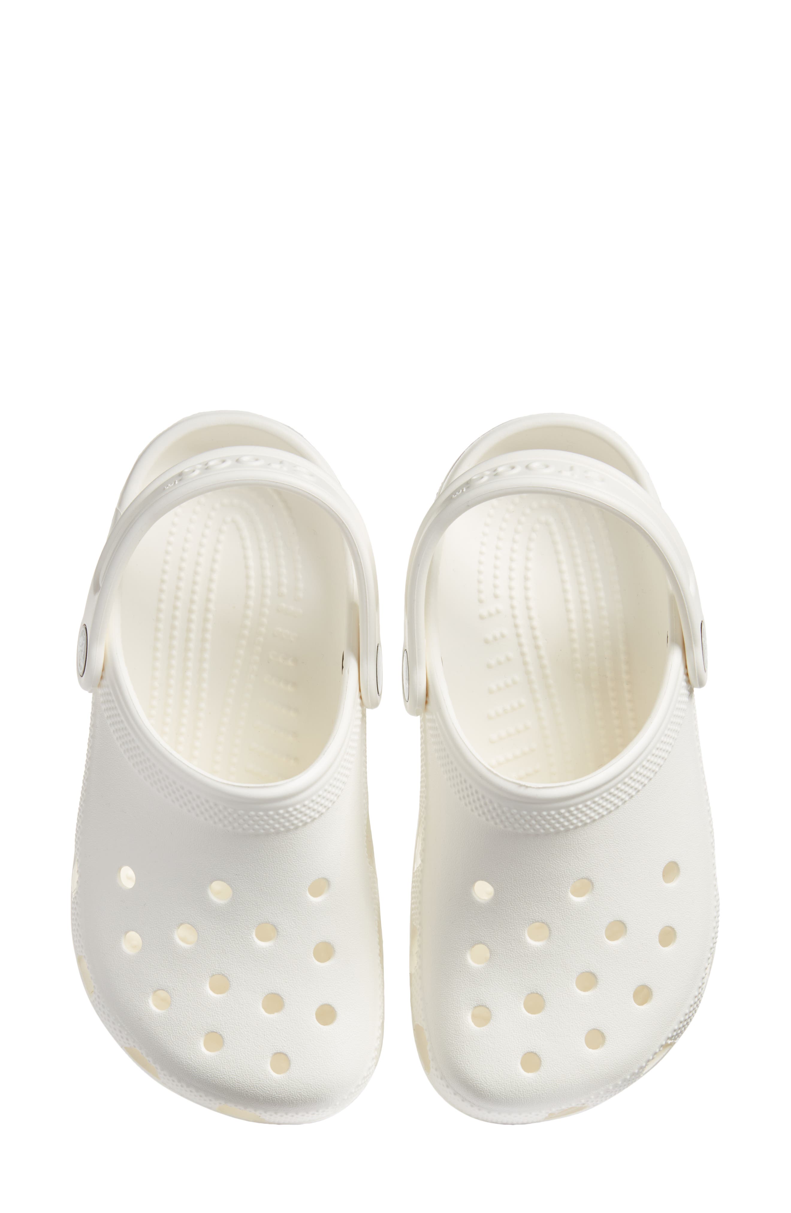 Kids' Classic Clog, Alternate, color, WHITE