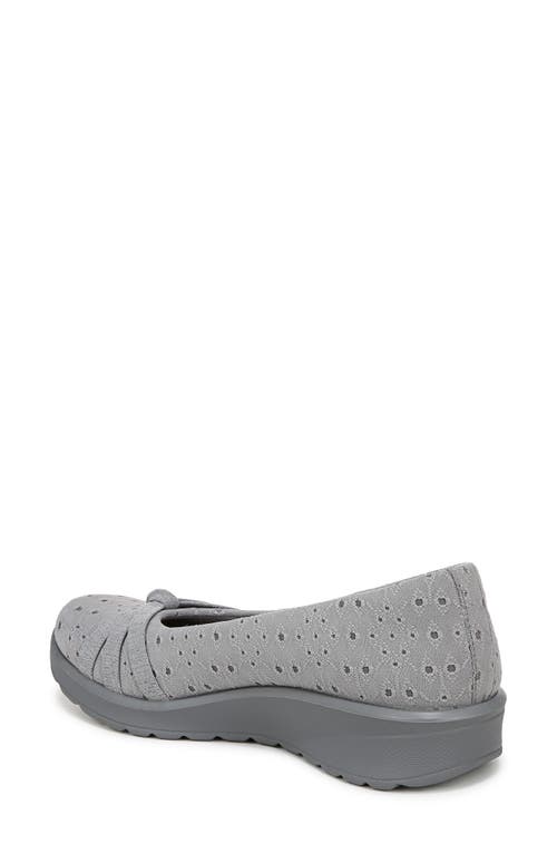 Bzees Gem 2 Ballet Flat In Grey Floral