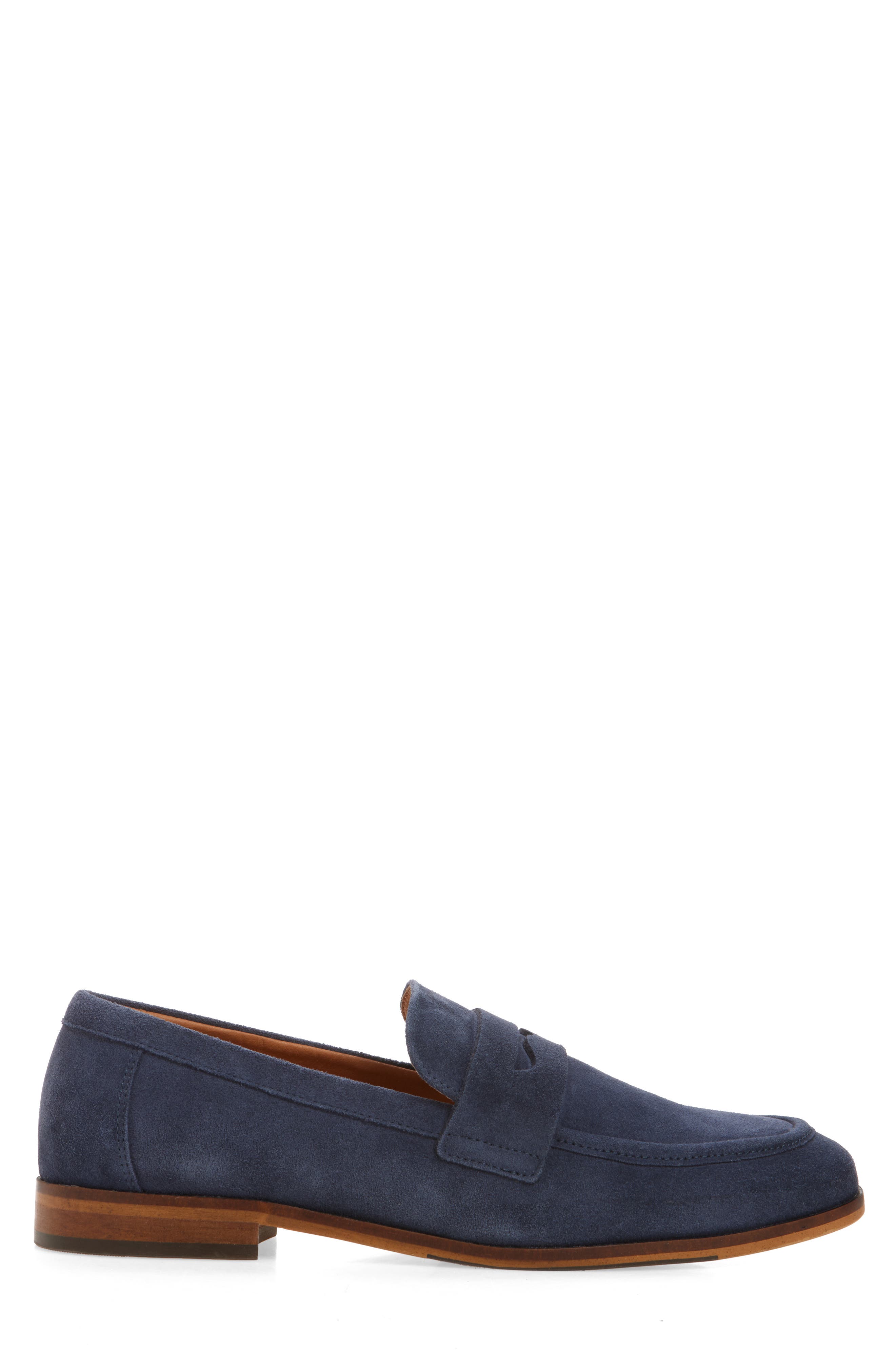 Bruno Magli Modena Loafer, Alternate, color, Blue Suede
