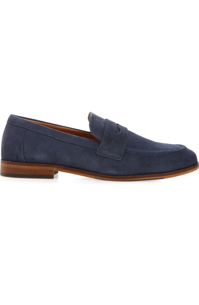 Bruno Magli Modena Loafer, Alternate, color, Blue Suede