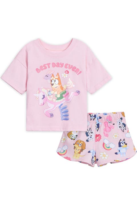 T-Shirt and French Terry Shorts Set