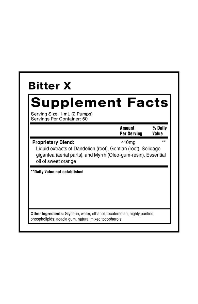 Quicksilver Scientific Bitter X Dandelion and Gentian Root Bitters, Alternate, color, NO COLOR