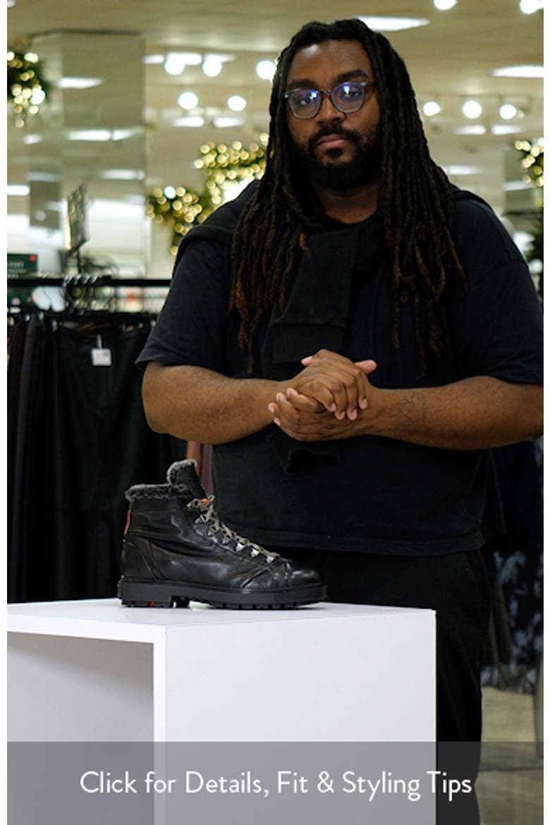 Genuine Shearling Lug Sole Boot video