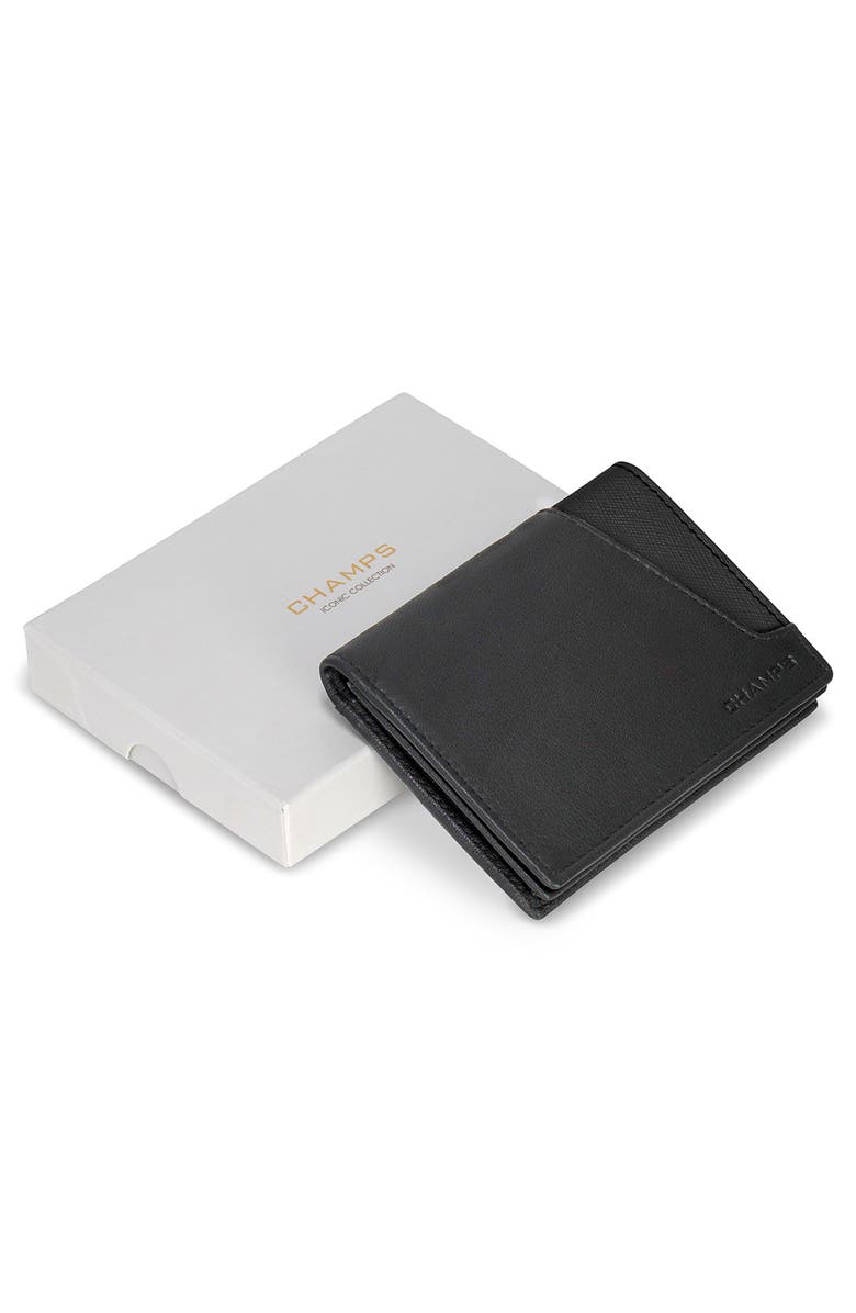 CHAMPS Iconic Card Holder, Alternate, color, Black/ Black