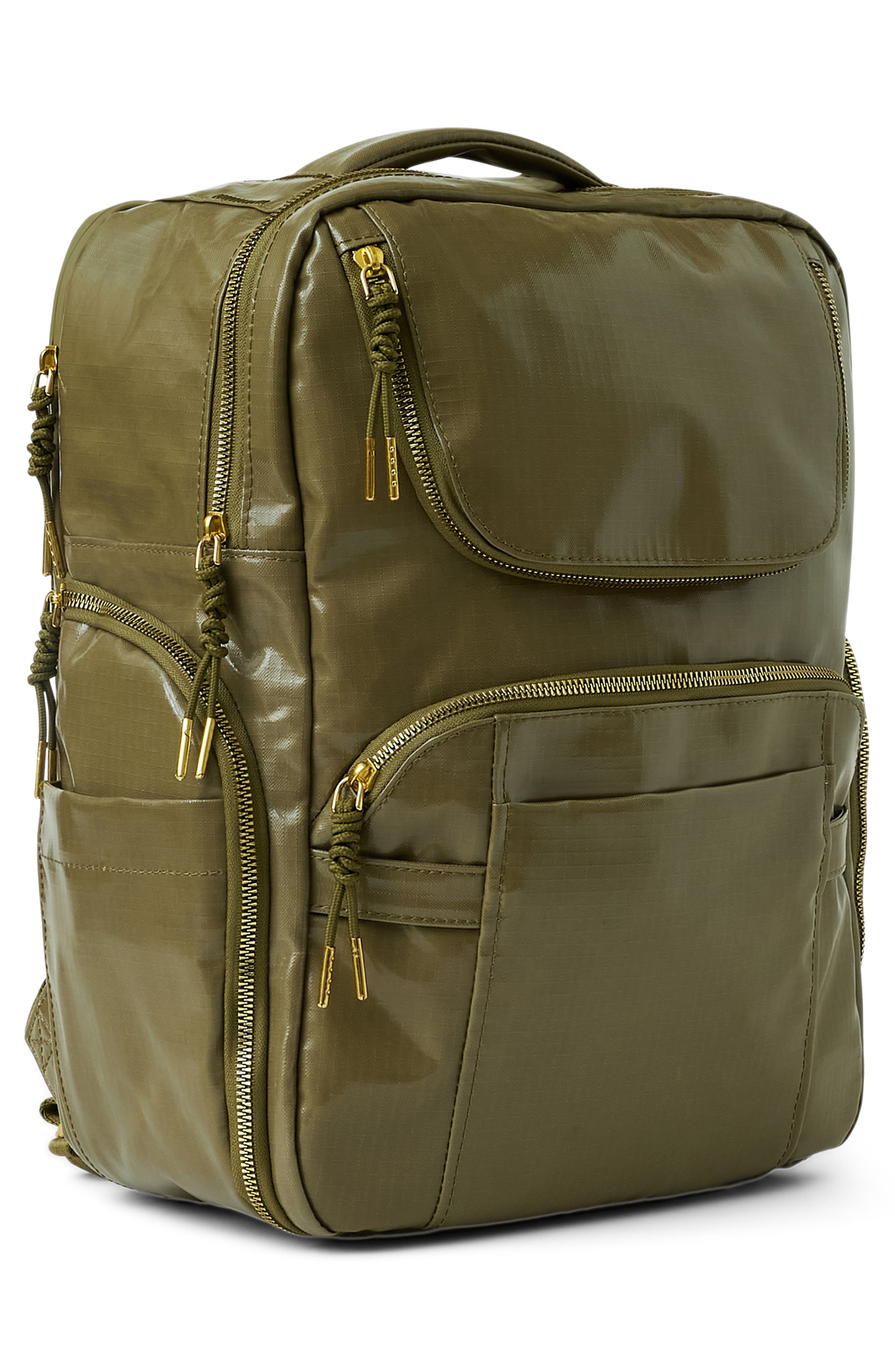 Dakota Ripstop Laptop Backpack, Alternate, color, OLIVE RIPSTOP NYLON
