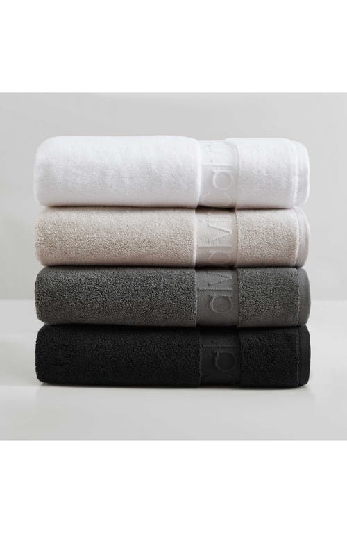 Calvin Klein Home Iconic 3-piece Towel Set In Gray