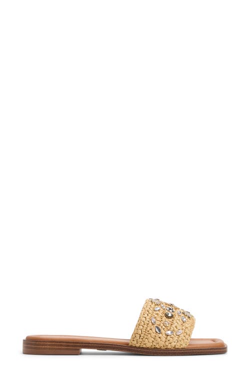 Aldo Coralynne Slide Sandal In Open Natural