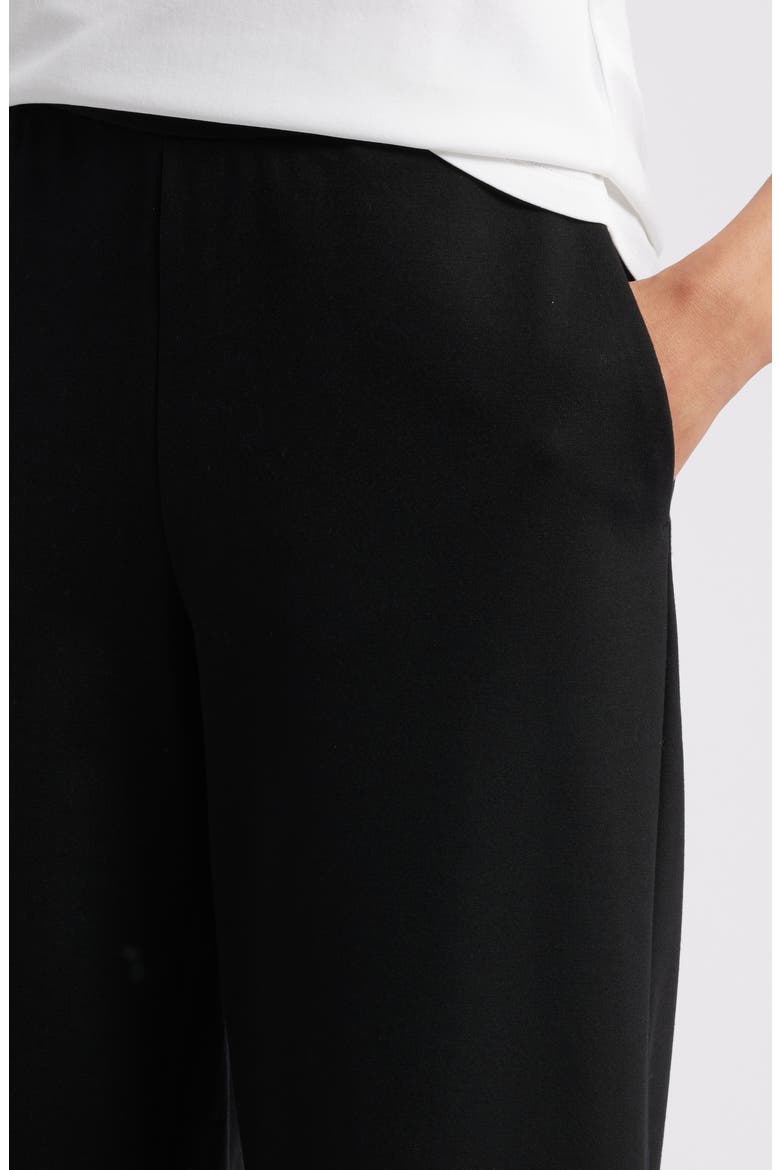 Ankle Wide Leg Pants, Alternate, color, BLACK