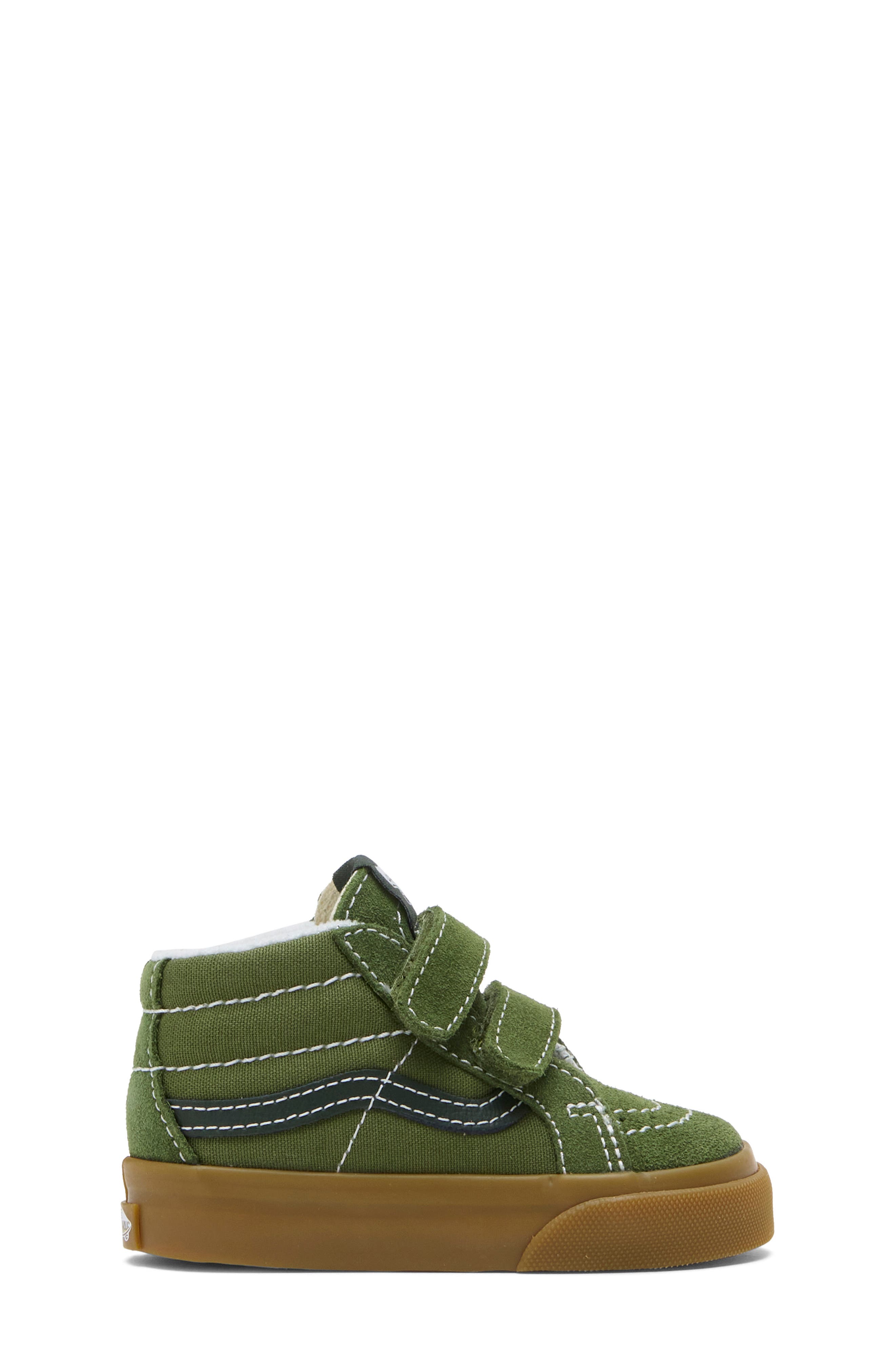 Kids' SK8-Mid Reissue V Sneaker, Alternate, color, GREEN BALSAM