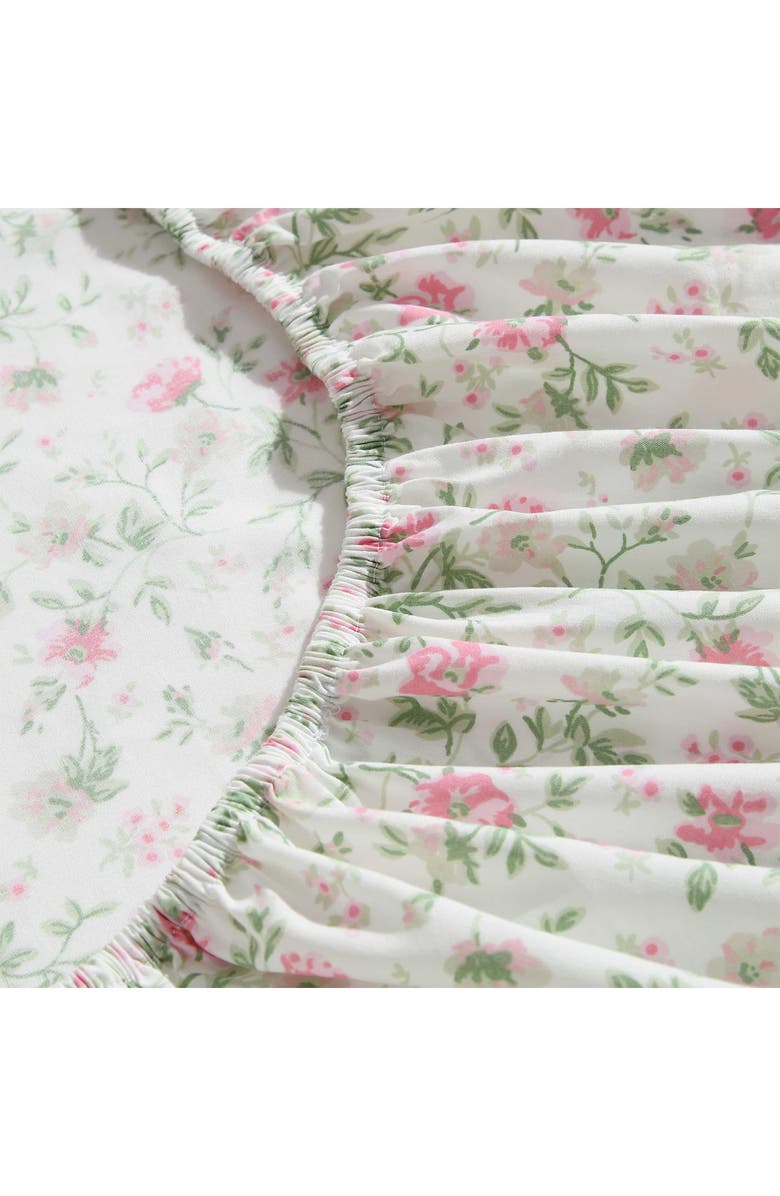 Laura Ashley Bonnie Full Cotton Percale Sheet Set, Alternate, color, Lt-Pastel Pink