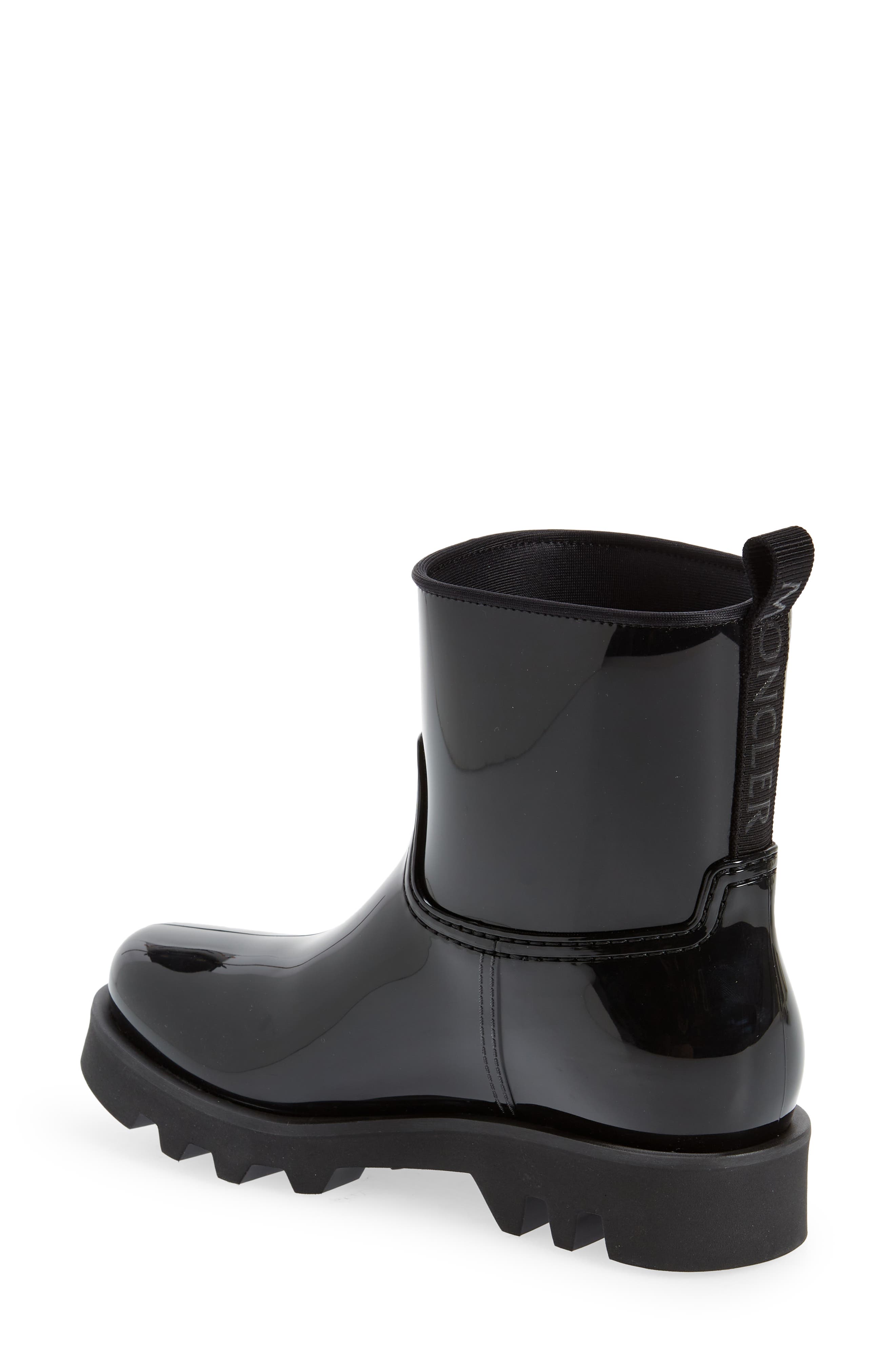 Moncler Ginette Logo Waterproof Rain Boot, Alternate, color, 