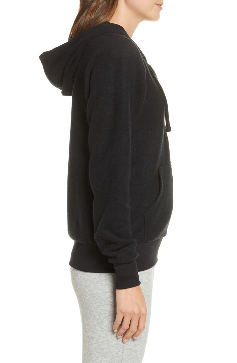 BELLA+CANVAS Sueded Fleece Zip Hoodie, Alternate, color, 