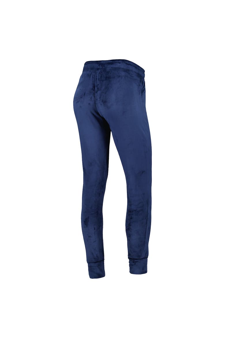 Women's Concepts Sport Navy Nashville SC Intermission Velour Cuffed Pants, Alternate, color, Navy