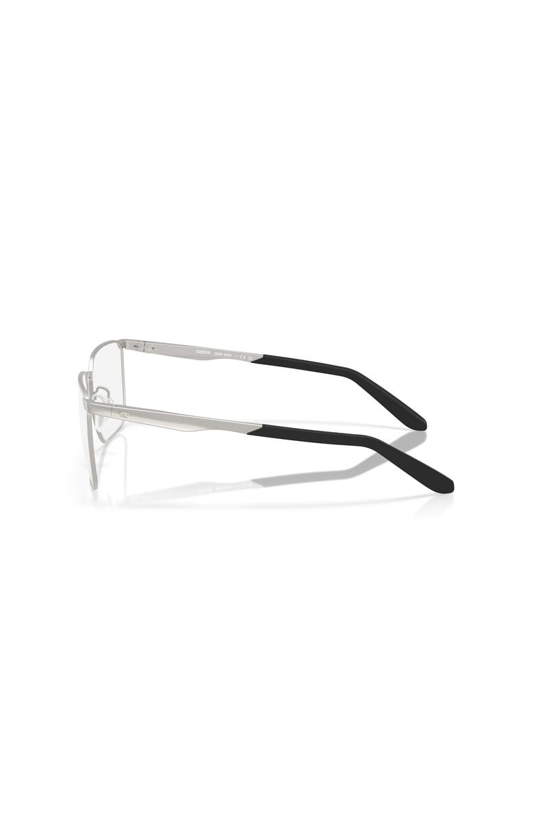 Costa 55mm Square optical glasses, Alternate, color, Silver