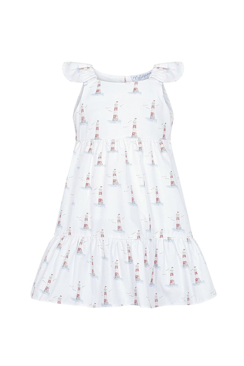 Lighthouse Woven Summer Dress - Baby, Alternate, color, Blue