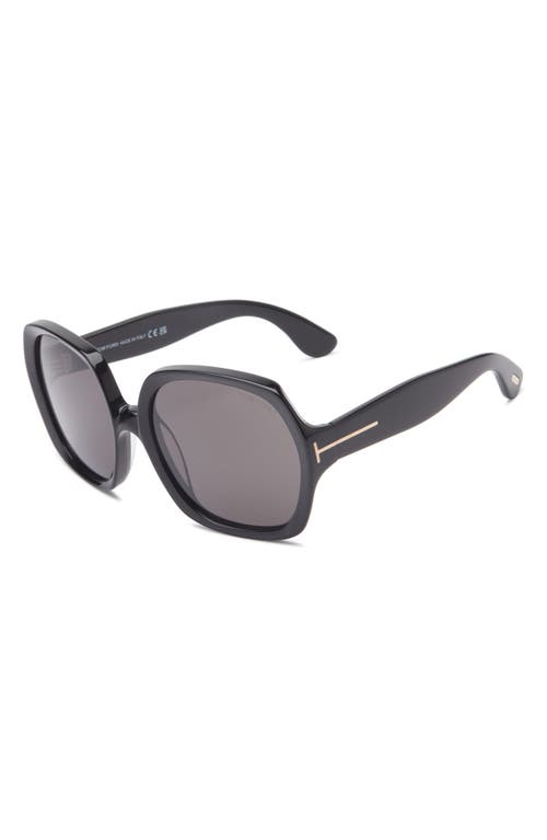 Tom Ford 54mm Square Sunglasses In Black