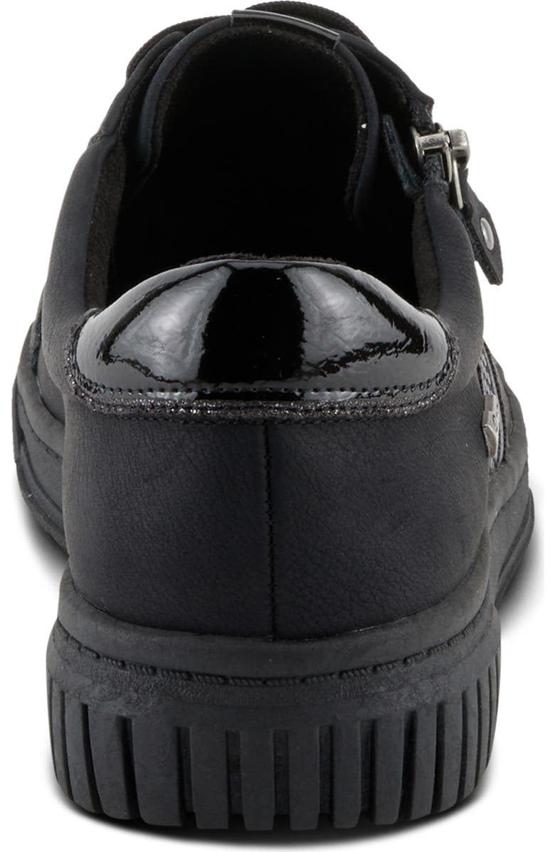 Spring Step Jamia Water Resistant Sneaker, Alternate, color, Black